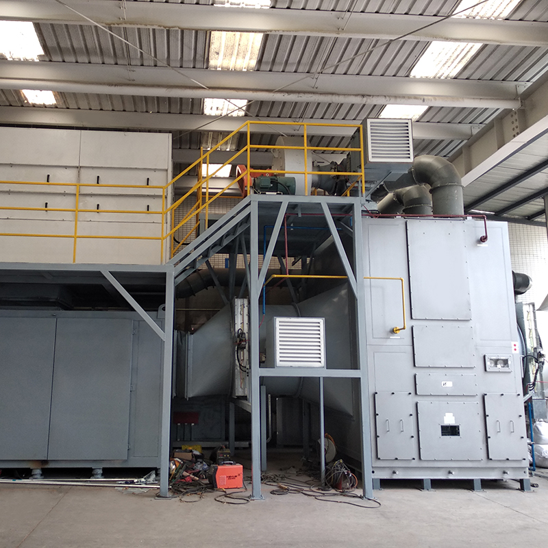 LQ-ADW-RTO Zeolite Rotary Concentrator (Jenis Silindris/Disk) ＋ Regenerative Thermal Oxidizer (RTO)